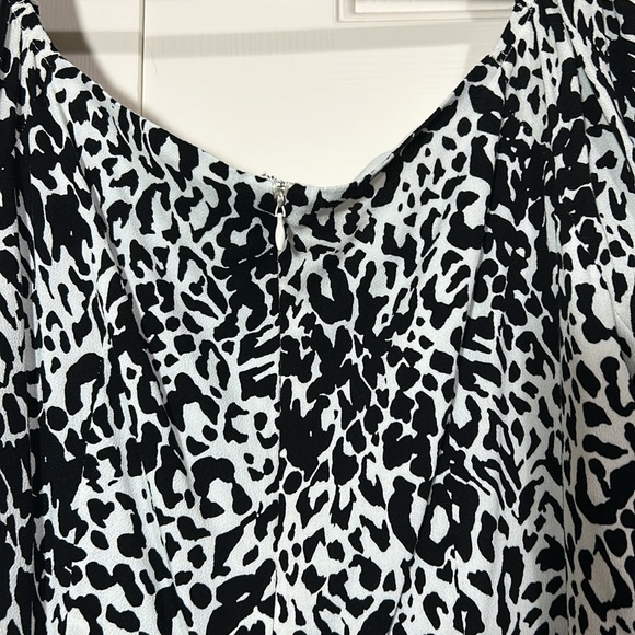 Black and white Scoop dress XXL -20 - Picture 2 of 7
